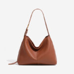 Women's Vegan Leather Textured Shoulder Hobo Bag