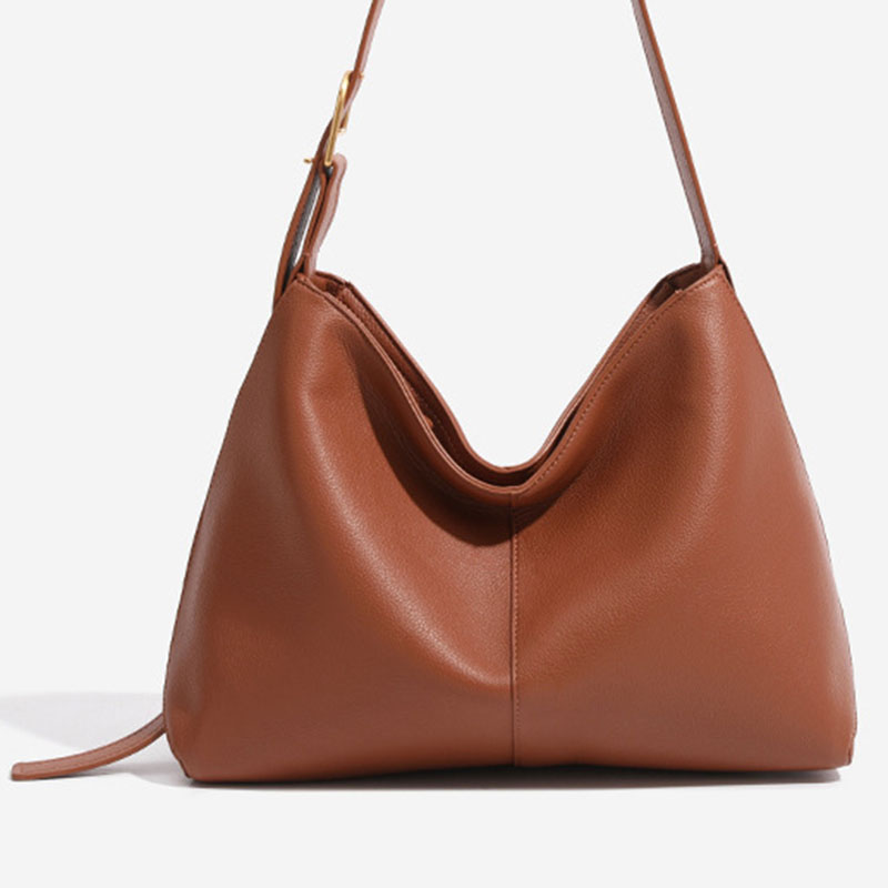 Women's Vegan Leather Textured Shoulder Hobo Bag