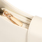 Women's Split Leather Buckle Shoulder Hobo Bag