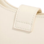 Women's Split Leather Buckle Shoulder Hobo Bag