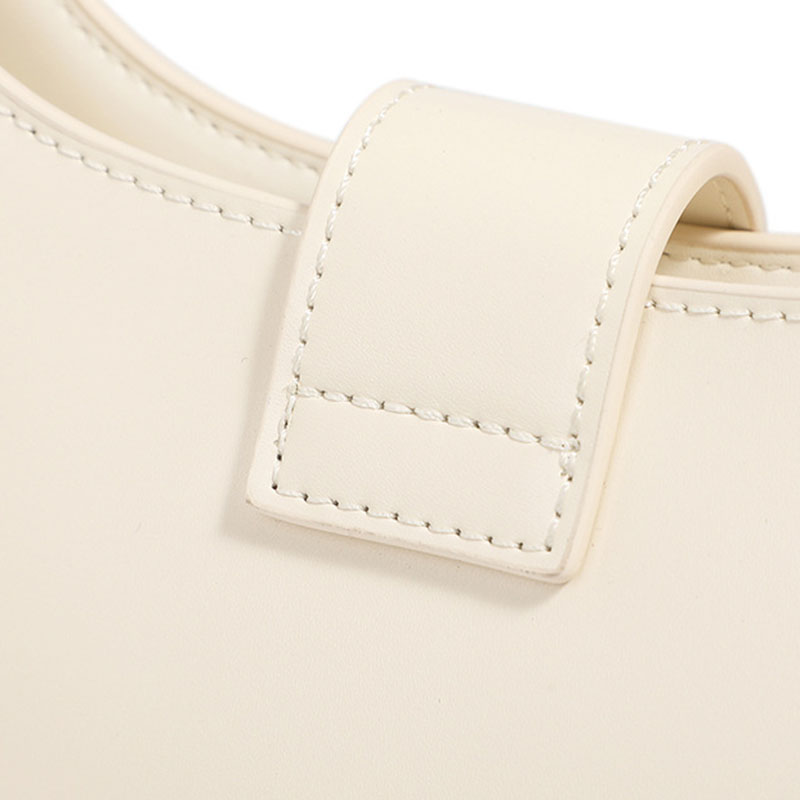 Women's Split Leather Buckle Shoulder Hobo Bag