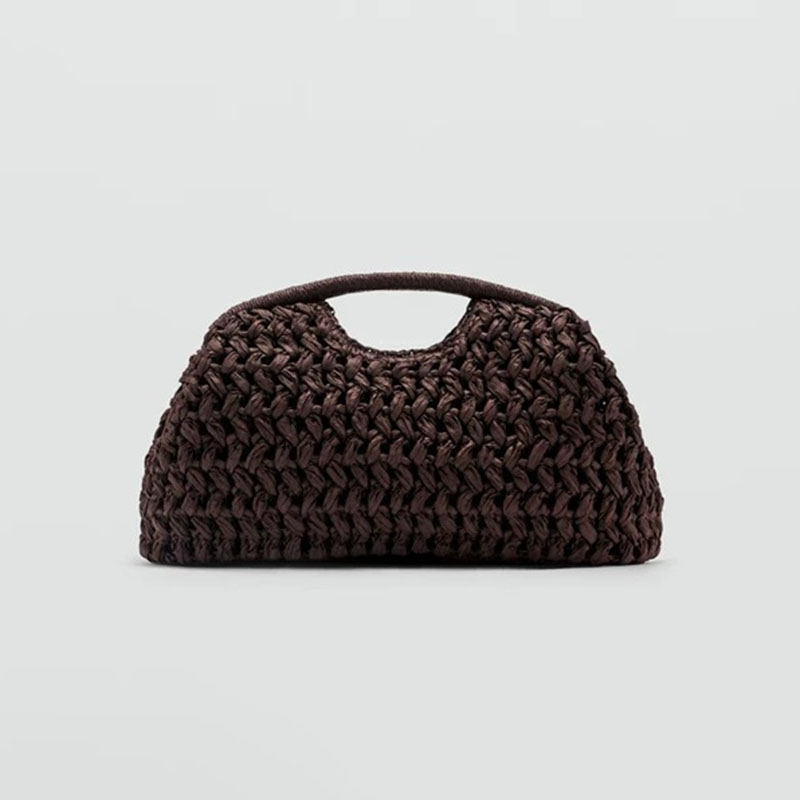 Women's Straw Woven Beach Top Handle Bag