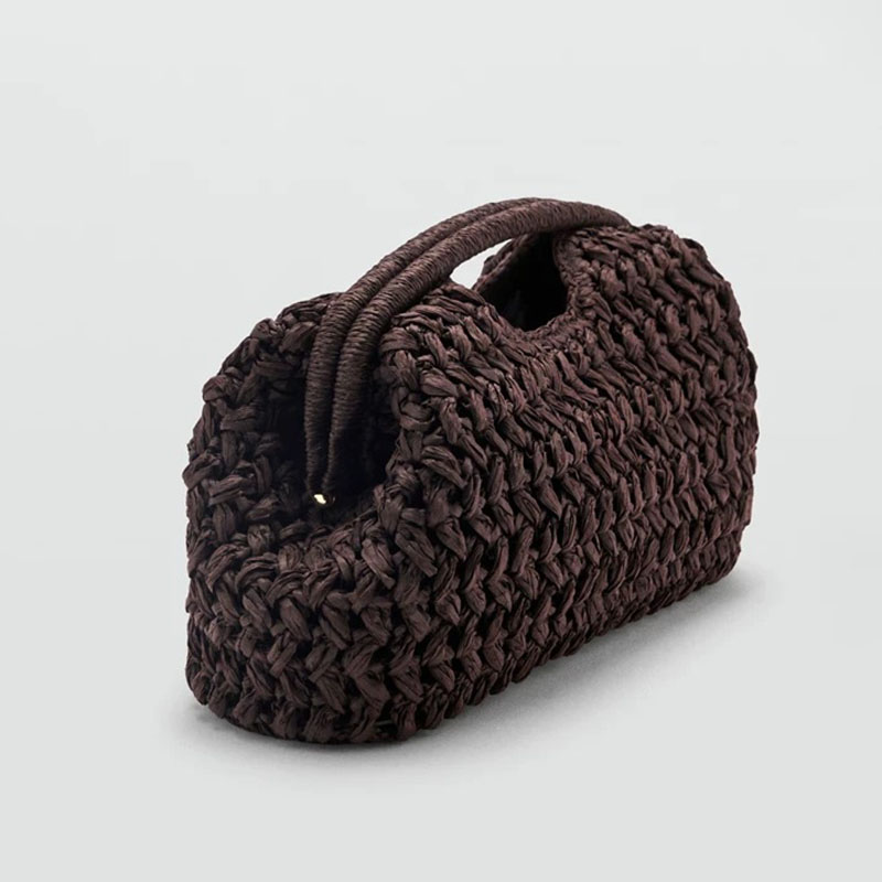 Women's Straw Woven Beach Top Handle Bag