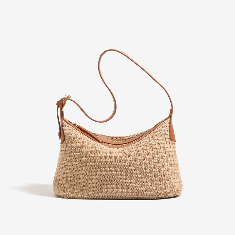 Women's Woven Texture Adjustable Shoulder Crossbody Bag