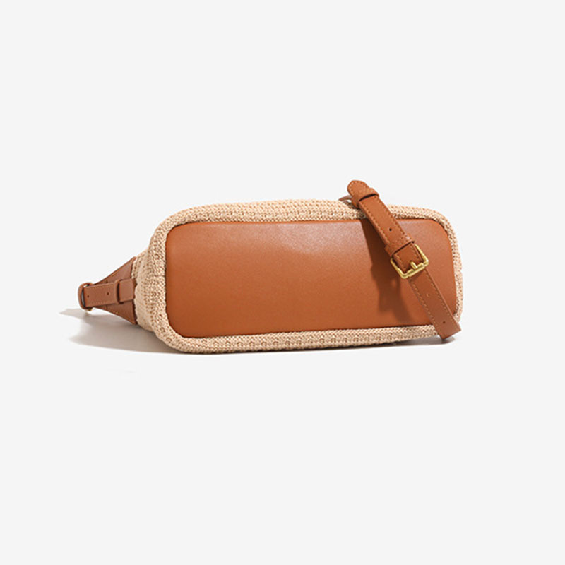 Women's Woven Texture Adjustable Shoulder Crossbody Bag