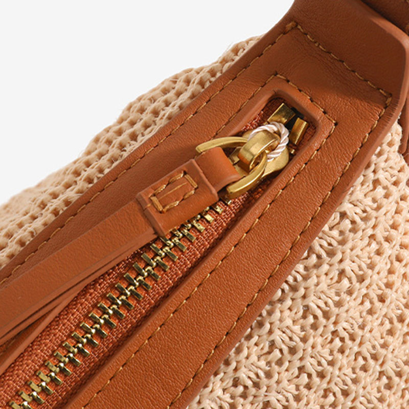 Women's Woven Texture Adjustable Shoulder Crossbody Bag
