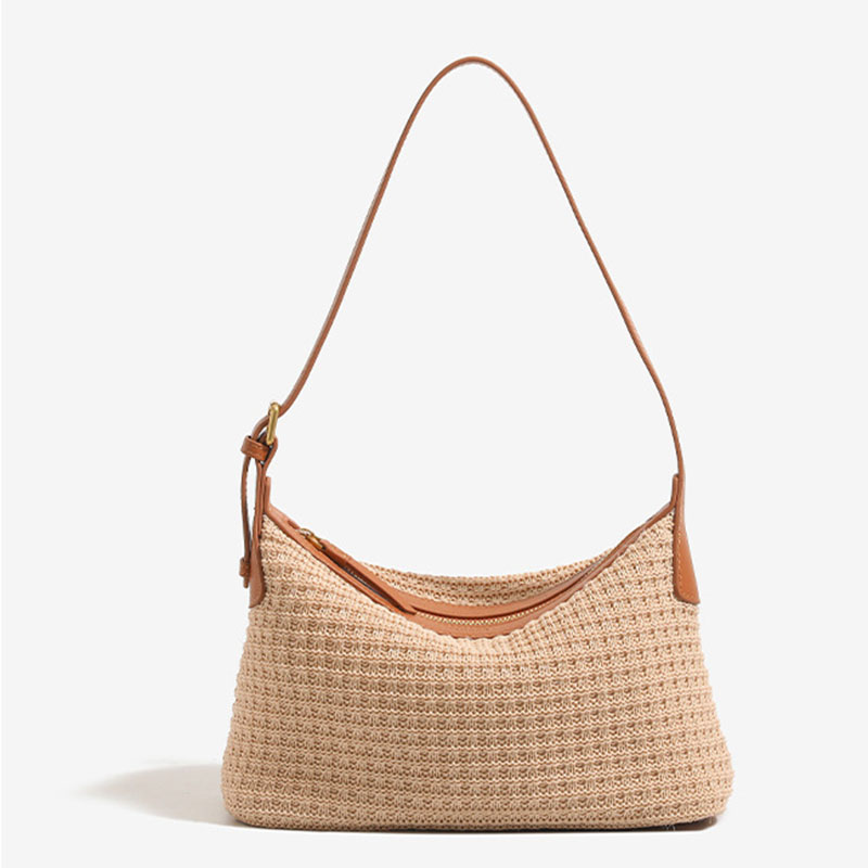 Women's Woven Texture Adjustable Shoulder Crossbody Bag