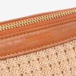 Women's Woven Texture Adjustable Shoulder Crossbody Bag