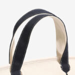 Women's Canvas Embroidered Window Top Handle Tote Bag