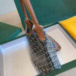 Women's Canvas Leather Trim Mini Hobo Bag