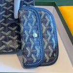 Women's Canvas Leather Trim Mini Hobo Bag