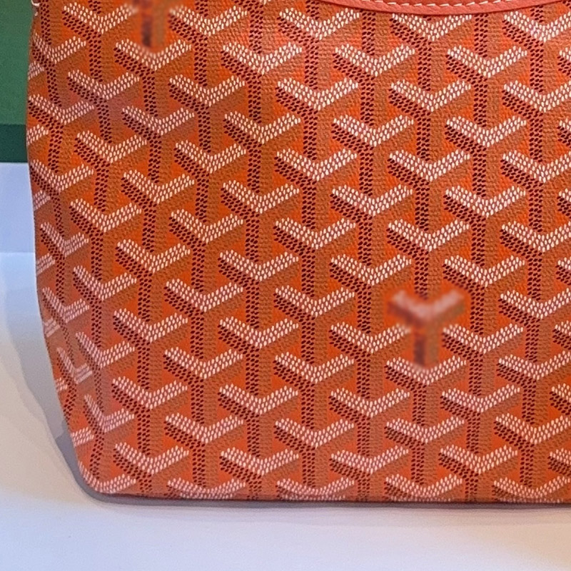 Women's Canvas Leather Trim Mini Hobo Bag