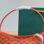 Women's Canvas Leather Trim Mini Hobo Bag