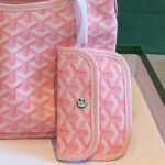 Women's Canvas Leather Trim Mini Hobo Bag