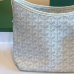 Women's Canvas Leather Trim Mini Hobo Bag