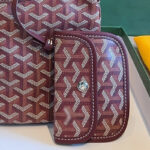 Women's Canvas Leather Trim Mini Hobo Bag