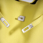 Women's Full-Grain Leather Pebbled Turn-Lock Crossbody Strap Bucket Bags