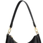 Women's Vegan Leather Crescent Shoulder Hobo Bag