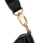 Women's Vegan Leather Crescent Shoulder Hobo Bag