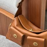 Women's Vegan Leather Structured Flap Lock Pocket Shoulder Bag
