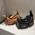 Women's Vegan Leather Structured Flap Lock Pocket Shoulder Bag