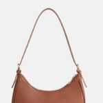 Women's Vegan Leather Structured Hobo Shoulder Bag