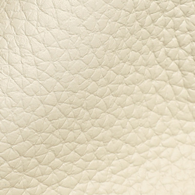 Women's Full-Grain Leather Textured Turn-Lock Shoulder Bucket Bag
