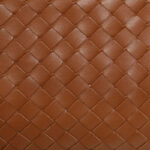 Women's Vegan Leather Woven Top Handle Shoulder Hobo Bag