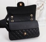 Women's Pebbled Cowhide Leather Quilted Chains Bags - Gold Hardware