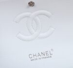 Women's Pebbled Cowhide Leather Quilted Chains Bags - Silver Hardware
