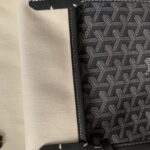 Fourre-tout en cuir fendu PVC Canvas imprimé géométrique pour femmes photo review