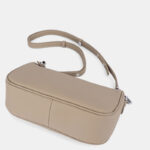 Women's Cowhide Pebbled Zip Shoulder Crossbody Bag