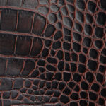 Women's Croc Embossed Full-Grain Leather Horizontal Top Handle Bag