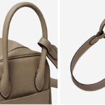 Women's Full-Grain Leather Pebbled Crossbody Shoulder Top Handle Bag