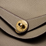 Women's Full-Grain Leather Pebbled Crossbody Shoulder Top Handle Bag