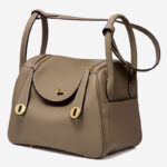 Women's Full-Grain Leather Pebbled Crossbody Shoulder Top Handle Bag