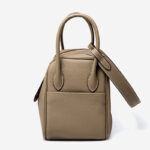 Women's Full-Grain Leather Pebbled Crossbody Shoulder Top Handle Bag