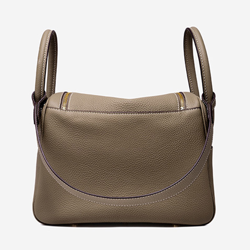 Women's Full-Grain Leather Pebbled Crossbody Shoulder Top Handle Bag
