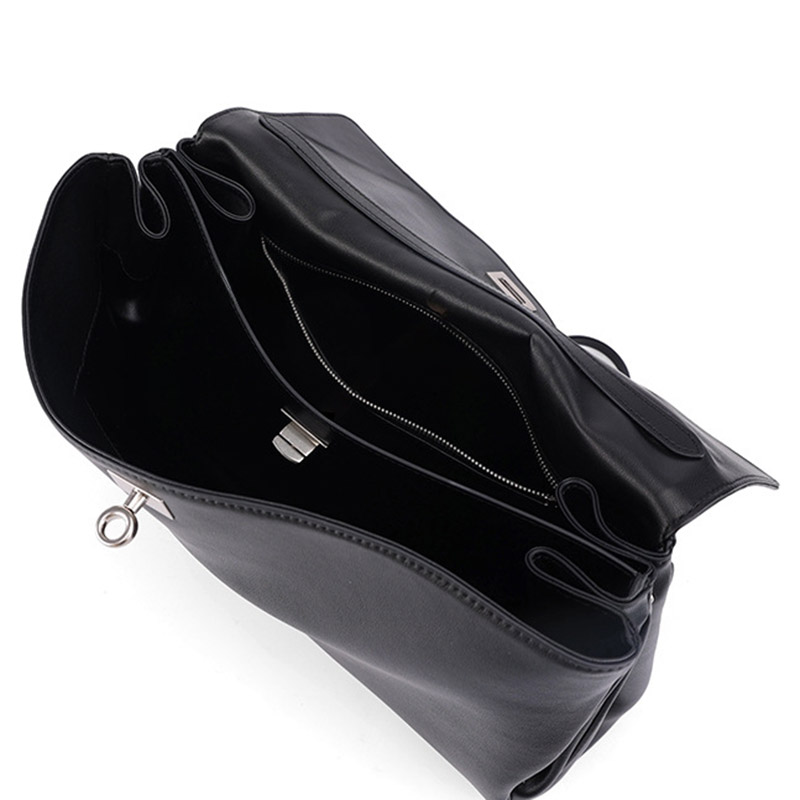 Women's Full-Grain Leather Slouchy Top Handle Shoulder Satchel Bag