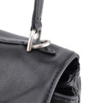 Women's Full-Grain Leather Slouchy Top Handle Shoulder Satchel Bag