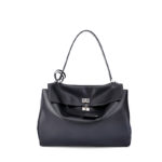 Women's Full-Grain Leather Slouchy Top Handle Shoulder Satchel Bag
