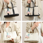 Women's Vegan Leather Pebbled Structured Shoulder Tote Bag