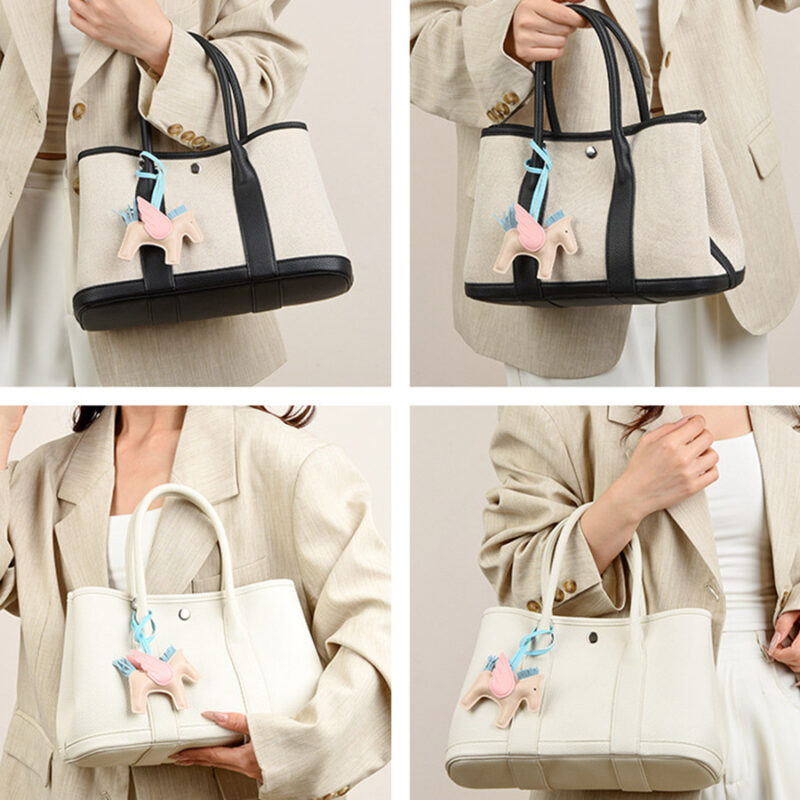 Women's Vegan Leather Pebbled Structured Shoulder Tote Bag