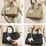 Women's Vegan Leather Pebbled Structured Shoulder Tote Bag