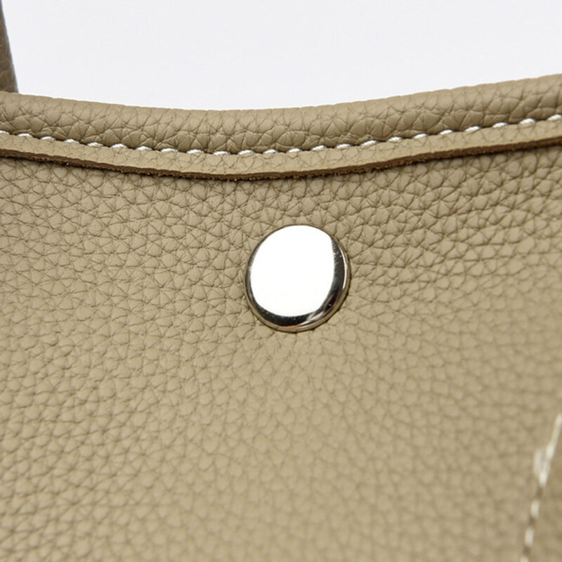 Women's Vegan Leather Pebbled Structured Shoulder Tote Bag