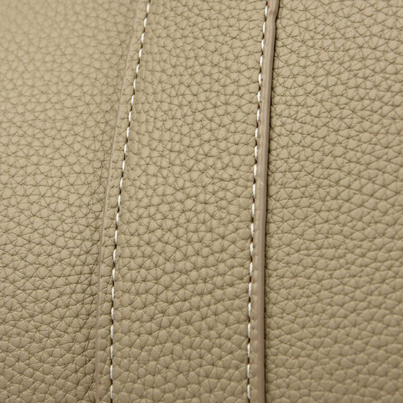 Women's Vegan Leather Pebbled Structured Shoulder Tote Bag