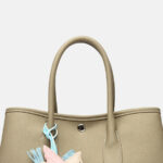 Women's Vegan Leather Pebbled Structured Shoulder Tote Bag