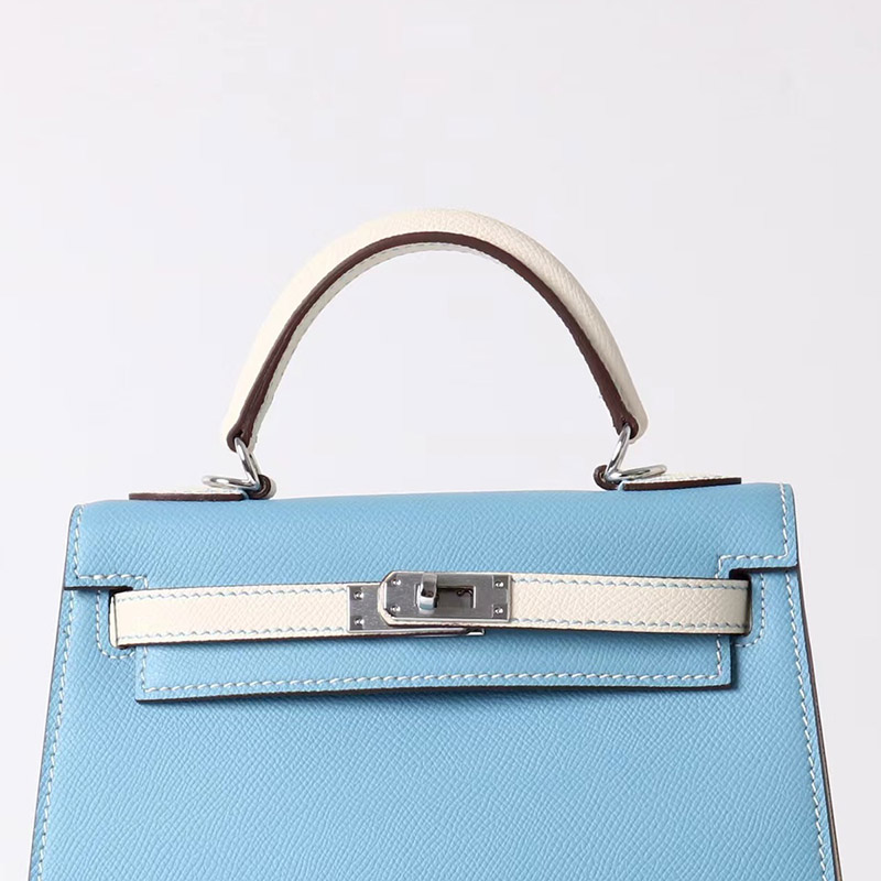 Women's Split Leather Epsom Padlock Top Handle Bag