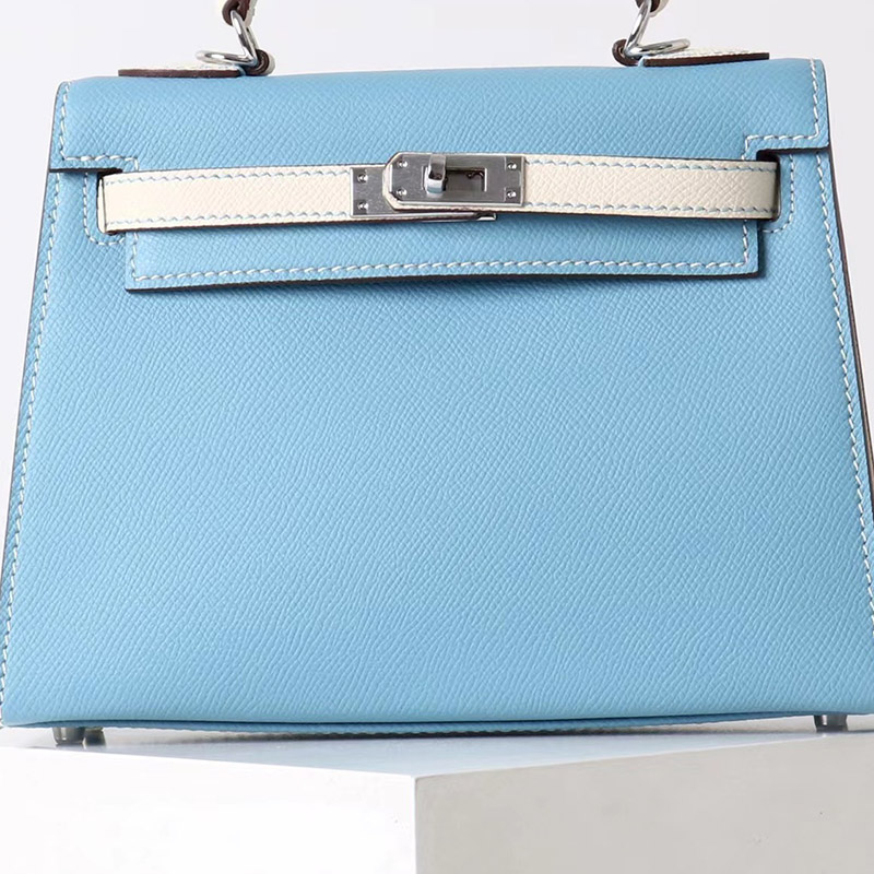 Women's Split Leather Epsom Padlock Top Handle Bag