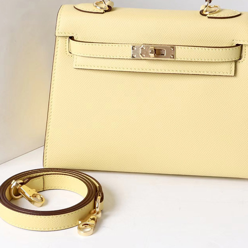 Women's Split Leather Epsom Padlock Top Handle Bag